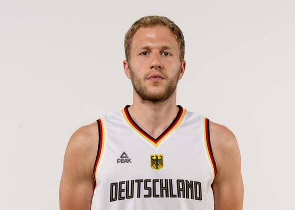 Basketball Cologne 08 08 2022 German Basketball National Team Men Squad for Eurobasket 2022 European Championship Christian Sengfelder Germany, No 43