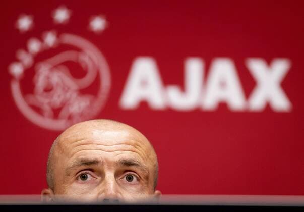 AMSTERDAM Trainer Alfred Schreuder during the Ajax press conference in the run up to the Eredivisie match against FC Groningen KOEN VAN WEEL xVIxANPxSportx xxANPxIVx 452974658 originalFilename: 452974658.jpg