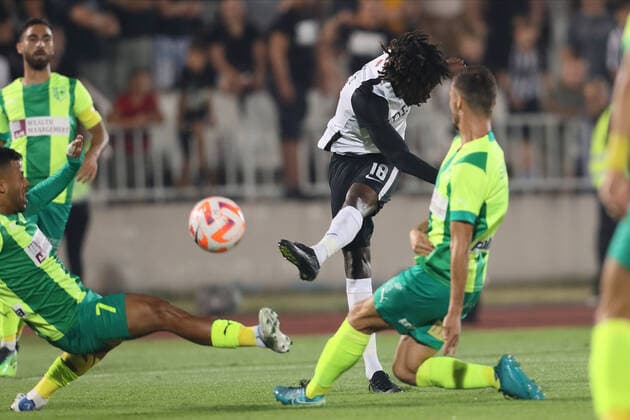 PARTIZAN vs AEK LARNACA FOUSSEIN DIABATE Fusein Diabate fudbaler Partizana na utakmici kvalifikacija za UEFA Ligu Evropa protiv AEK Larnaka na stadionu Partizana, Beograd 11.08.2022. godine Foto: Fudbal, Partizan, UEFA Liga Evropa, AEK Larnaka, KvalifikacijeFOOTBALL, UEFA EUROPA LEAGUE, PARTIZAN, AEK LARNACA, QUALIFICATIONS Belgrade Partizan stadium Serbia Copyright: xMarkoxMetlas xMNxPressx