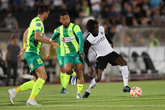 PARTIZAN vs AEK LARNACA FOUSSEIN DIABATE Fusein Diabate fudbaler Partizana na utakmici kvalifikacija za UEFA Ligu Evropa protiv AEK Larnaka na stadionu Partizana, Beograd 11.08.2022. godine Foto: Fudbal, Partizan, UEFA Liga Evropa, AEK Larnaka, KvalifikacijeFOOTBALL, UEFA EUROPA LEAGUE, PARTIZAN, AEK LARNACA, QUALIFICATIONS Belgrade Partizan stadium Serbia Copyright: xMarkoxMetlas xMNxPressx