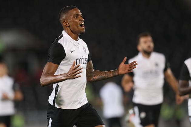 PARTIZAN vs AEK LARNACA RICARDO JORGE PIRES GOMES Rikardo Zorge Pires Gomes fudbaler Partizana na utakmici kvalifikacija za UEFA Ligu Evropa protiv AEK Larnaka na stadionu Partizana, Beograd 11.08.2022. godine Foto: Fudbal, Partizan, UEFA Liga Evropa, AEK Larnaka, KvalifikacijeFOOTBALL, UEFA EUROPA LEAGUE, PARTIZAN, AEK LARNACA, QUALIFICATIONS Belgrade Partizan stadium Serbia Copyright: xMarkoxMetlas xMNxPressx