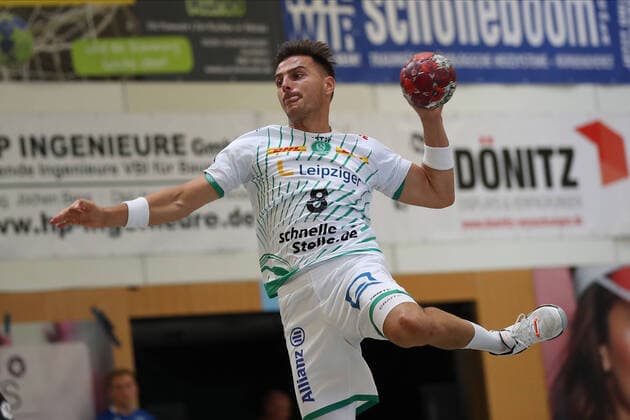 SC DHfK Leipzig Kadetten Schaffhausen, International Heide Cup 2022, 12 08 22 Schneverdingen Lucas Krzikalla No 08, SC DHfK Leipzig Copyright: xBEAUTIFULxSPORTS MarioxM.xKobergx