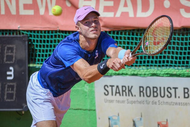 Rudolf Molleker GER TC Bredeney 1 12 08 2022 ¢ Tennis Bundesliga ¢ Badwerk Gladbacher HTC 1 vs TC Bredeney 1 Copyright: xPeterxEppingerx