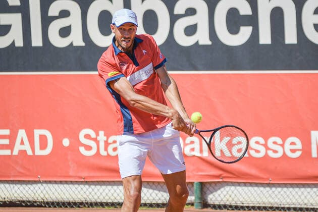 Lukas Rosol CZE Badwerk Gladbacher HTC 1 12 08 2022 ¢ Tennis Bundesliga ¢ Badwerk Gladbacher HTC 1 vs TC Bredeney 1 Copyright: xPeterxEppingerx