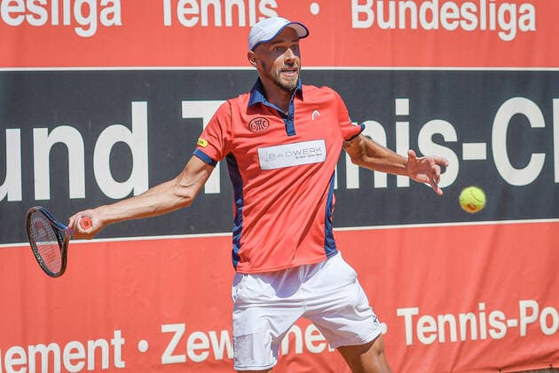 Lukas Rosol CZE Badwerk Gladbacher HTC 1 12 08 2022 ¢ Tennis Bundesliga ¢ Badwerk Gladbacher HTC 1 vs TC Bredeney 1 Copyright: xPeterxEppingerx