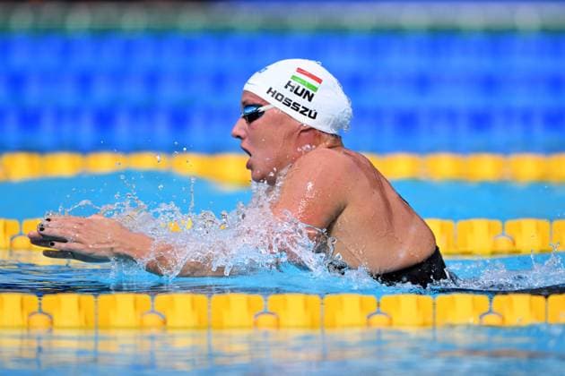 Foto Gian Mattia D Alberto - LaPresse 13-08-2022 Roma nuoto European Acquatics Roma 2022 nella foto: Katinka Hosszu HUN 2022-08-13 Rome Sport swimming European Acquatics Rome 2022 in the photo: Katinka Hosszu HUN  Copyright: xGianxMattiaxD Albertox-xLaPressex