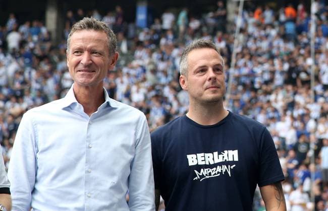 Managing Director Thomas E Herrich, President Kay Bernstein Sports Football Soccer DFL Bundesliga Men 2 Matchday Season 2022 2023 13 08 2022 Hertha BSC Berlin vs SG Eintracht Frankfurt SGE