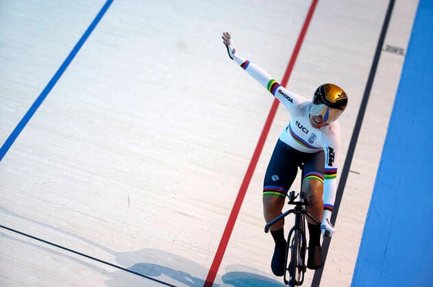 Lisa Brennauer in the womens single pursuit at the European Championships 2022 in track cycling at the Messe München Munich, 13 08 2022 Foto:xJ.xMWx xFuturexImage