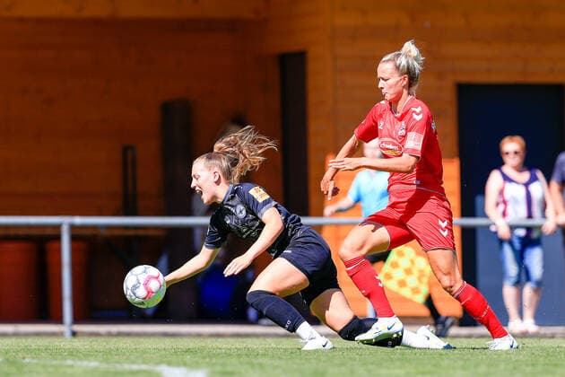 STEKA Cup 2022 1 FC Cologne SG 99 Andernach Zoe Brückel SG99, 22 , Jana Beuschlein FC, 23 Schleidweiler Schleidweiler Rhineland-Palatinate Germany