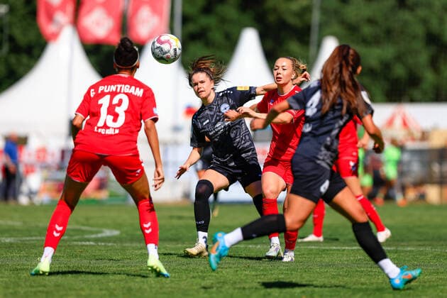 STEKA Cup 2022 1 FC Cologne SG 99 Andernach Maren Weingarz SG99, 8 , Weronika Zawistoska FC, 24 Schleidweiler Schleidweiler Rhineland-Palatinate Germany