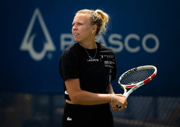 August 13, 2022, CINCINNATI, UNITED STATES: Anett Kontaveit of Estonia during practice ahead of the 2022 Western & Southern Open WTA, Tennis Damen 1000 tennis tournament CINCINNATI UNITED STATES - ZUMAa181 20220813_zaa_a181_008 Copyright: xRobxPrangex