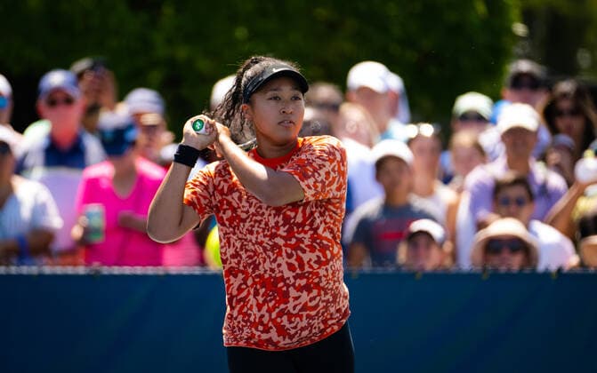August 13, 2022, CINCINNATI, UNITED STATES: Naomi Osaka of Japan during practice ahead of the 2022 Western & Southern Open WTA, Tennis Damen 1000 tennis tournament CINCINNATI UNITED STATES - ZUMAa181 20220813_zaa_a181_022 Copyright: xRobxPrangex
