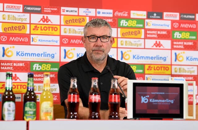 Football, men, season 2022 23, 1 Bundesliga 2 matchday , 1 FSV Mainz 05 1 FC Union Berlin 0 0 , coach Urs Fischer 1 FC Union , 14 08 2022, Copyright: xMatthiasxKochx