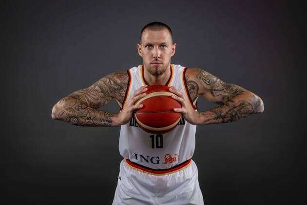 Basketball Cologne 08 08 2022 German national basketball team men squad for Eurobasket 2022 Daniel Theis Germany, No 10