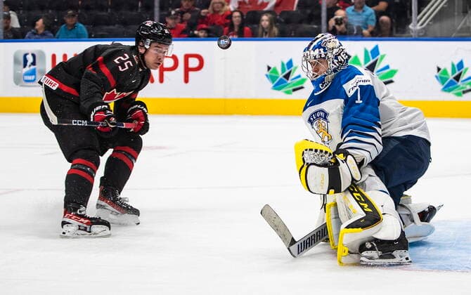 Ice Hockey, U20 World Championship, Canada - Finland
