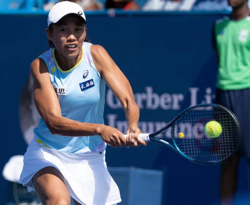 August 16, 2022: Shuai Zhang (CHN) defeated Naomi Osaka (JPN) 6-4-7-5, at the Western & Southern Open being played at Lindner Family Tennis Center in Cincinnati, Ohio USA Tennisclix Cal Media Cincinnati USA - ZUMAc04_ 20220816_zaf_c04_008 Copyright: xLesliexBillmanx
