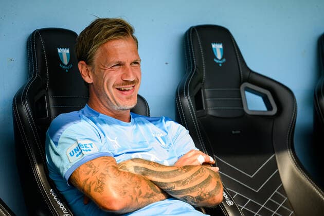 220817 Goalkeeper Johan Dahlin during a training session with Malmö FF on August 17, 2022 in Malmö Photo Ludvig Thunman BILDBYRAN code LT LT0396 football football soccer fotball uefa europa league training practice training malmö ff bbeng play off,  Copyright: LUDVIGxTHUNMAN BB220817LT006