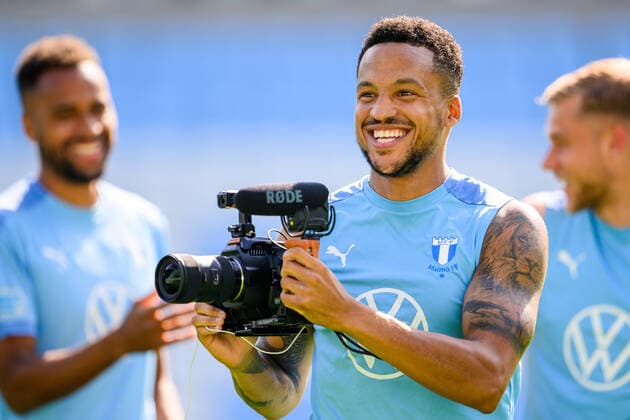 220817 Martin Olsson during a training session with Malmö FF on August 17, 2022 in Malmö Photo Ludvig Thunman BILDBYRAN code LT LT0396 football football soccer fotball uefa europa league training practice training malmö ff bbeng play off,  Copyright: LUDVIGxTHUNMAN BB220817LT049