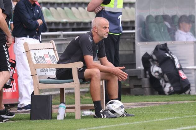 Football I Men I Season 2022 23 I Regionalliga Nord I 4 Matchday I VfB Lübeck Hannover 96 II I 17 08 2022 Lars Hopp Co Trainer, VfB Lübeck Lohmühle Germany Copyright: xLobeca MichaelxRaaschx