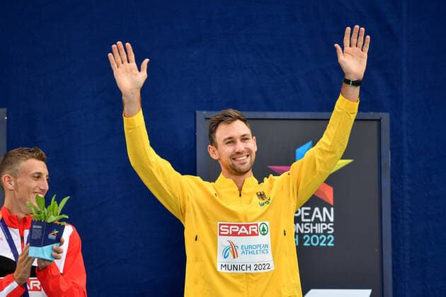 17 08 2022, xkaix, athletics european championships, emspor, v l niklas karl is european decathlon champion kp