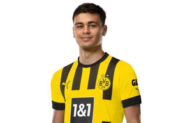 Giovanni Reyna; Borussia Dortmund; 1.BL, Porträttermin 2022 2023, Foto: BVB Simoes via TEAM2sportphoto Portraets Borussia Dortmund 2022_2023