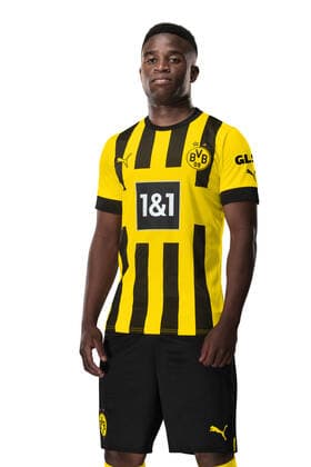 Youssoufa Moukoko; Borussia Dortmund; 1.BL, Porträttermin 2022 2023, Foto: BVB Simoes via TEAM2sportphoto Portraets Borussia Dortmund 2022_2023