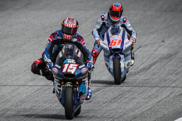 MOTORSPORTS - MotoGP, GP of Austria 2022 SPIELBERG,AUSTRIA,19.AUG.22 - MOTORSPORTS - Moto2, Grand Prix of Austria, Red Bull Ring, free practice. Image shows Joe Roberts (USA Italtrans Racing Team) and Alessandro Zaccone (ITA Gresini Racing Moto2).  GEPAxpictures xManfredxBinder