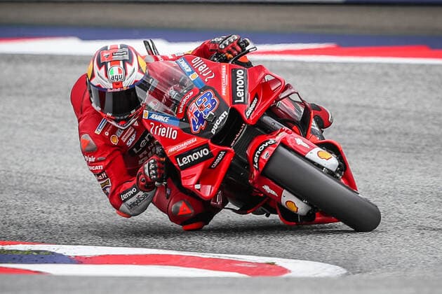 MOTORSPORTS - MotoGP, GP of Austria 2022 SPIELBERG,AUSTRIA,19.AUG.22 - MOTORSPORTS - MotoGP, Grand Prix of Austria, Red Bull Ring, free practice. Image shows Jack Miller (AUS Ducati Team).  GEPAxpictures xManfredxBinder