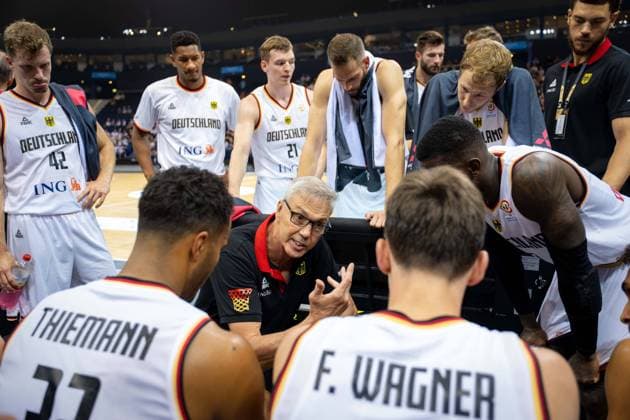 Basketball Hamburg 19 08 2022 Supercup Germany GER Czech Republic CZE Gordon Herbert Germany, national coach
