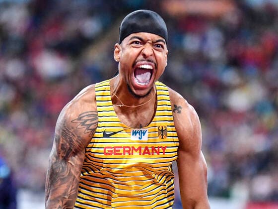 Bilder des Jahres 2022, Sport 08 August Sport Themen der Woche KW33 Sport Bilder des Tages Bo Kanda Lita Baehre (Deutschland) beim Stabhochsprung Leichtathletik Wettbewerb der European Championships 2022 in München am 20.08.2022. München Olympiastadion Bayern Deutschland *** Bo Kanda Lita Baehre Germany at the pole vault athletics competition of the European Championships 2022 in Munich on 20 08 2022 Munich Olympic Stadium Bavaria Germany