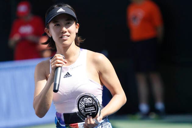August 20, 2022: 20 08 2022 - VANCOUVER,BC - AUGUST 20 : Double Womens Champions Muyi Kato(JPN) Asia Muhammad (USA) def Timea Babos(HUN) Angela Kulikov(USA) during day eitght of 2022 Odlum Brown VanOpen at Hollyburn Country Club on August 20, 2022, in West Vancouver,British Columbia,Canada.( Pximages - ZUMAp175 20220820_zsa_p175_026 Copyright: xClelioxTomazx