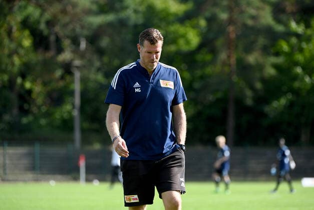 Football, U 19, season 2022 23, A Junioren Bundesliga, Staffel Nord Nordost 2 matchday , 1 FC Union Berlin Hamburger SV, coach Marco Grote U19, 1 FC Union Berlin , disappointment after the final whistle, 21 08 2022, Copyright: xMatthiasxKochx