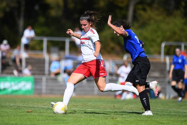GERMANY, KOELN - AUGUST 21, 2022: The football match of Women Cup DFB-POKAL FRAUEN Fortuna Koeln vs Chemnitzer  Copyright: xVITALIIxKLIUIEVx