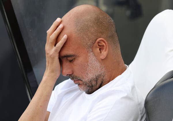Sport Themen der Woche KW33 Sport Bilder des Tages Football - 2022 2023 Premier League - Newcastle United vs Manchester City - St James Park - Sunday 21st August 2022 Manchester City manager Pep Guardiola is seen before the game 