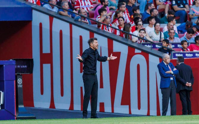 Atletico de Madrid v Villarreal CF - LaLiga Santander Diego Simeone of Atletico de Madrid during the La Liga match between Atletico de Madrid and Villarreal CF at Wanda Metropolitano Stadium in Madrid, Spain. Madrid Spain  Copyright: xDAXxImagesx originalFilename:daximages-laligaat220821_npQR2.jpg