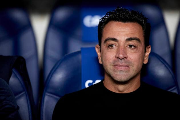 ESP: Real Sociedad v FC Barcelona, Barca - La Liga Santander Xavi Hernandez Head coach of FC Barcelona looks on prior the La Liga Santander match between Real Sociedad and FC Barcelona at Reale Arena on August 21, 2022, in San Sebastian, Spain. San Sebastian Reale Arena Basque Country Spain _RL_RSOvFCB_041 Copyright: xRicardoxLarreinax