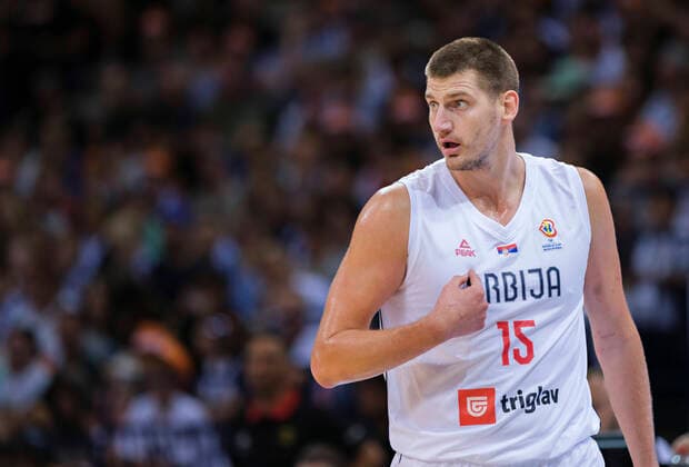 Nikola Jokic SRB 20 08 22, Hamburg, Germany vs Serbia, FIBA, DBB, Basketball Supercup 2022 Â