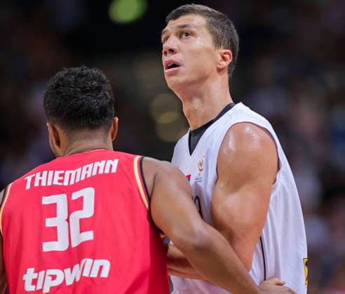 Vladimir Lucic SRB 20 08 22, Hamburg, Germany vs Serbia, FIBA, DBB, Basketball Supercup 2022 Â