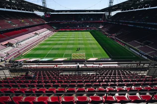 KOELN, GERMANY - AUGUST 7, 2022: Rhein Energie Stadion. The football match of Bundesliga 1.FC Koeln vs FC Schalke 04  Copyright: xVITALIIxKLIUIEVx