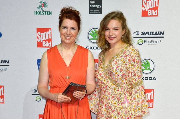 Monica Lierhaus and her niece Greta Lierhaus at the presentation of the Sport Bild Award on 22 08 2022 in Hamburg Sport Bild Award 2022 presentation in Hamburg