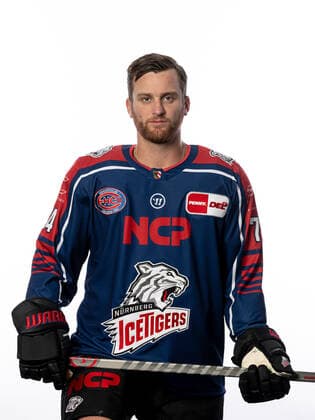 Dane Fox 74, Nuernberg Ice Tigers, Nuernberg Ice Tigers , Nuernberg Ice Tigers Portraits, Ice Hockey, DEL, 01 08 2022, Nuernberg Ice Tigers Portraits, Ice Hockey, DEL, 01 08 2022 Copyright: xThomasxHahnx xEibner-Pressefotox EP_NIT