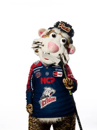 Pucki mascot, Nuremberg Ice Tigers, Nuremberg Ice Tigers , Nuremberg Ice Tigers portraits, Ice field hockey, DEL, 01 08 2022, Nuremberg Ice Tigers portraits, Ice field hockey, DEL, 01 08 2022 Copyright: xThomasxHahnx xEibner-Pressefotox EP_NIT