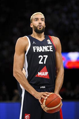 Rudy GOBERT (Fra) BASKETBALL : France vs Republique Tcheque - Qualification coupe du Monde 2023 - 24 08 2022 JBAutissier Panoramic 