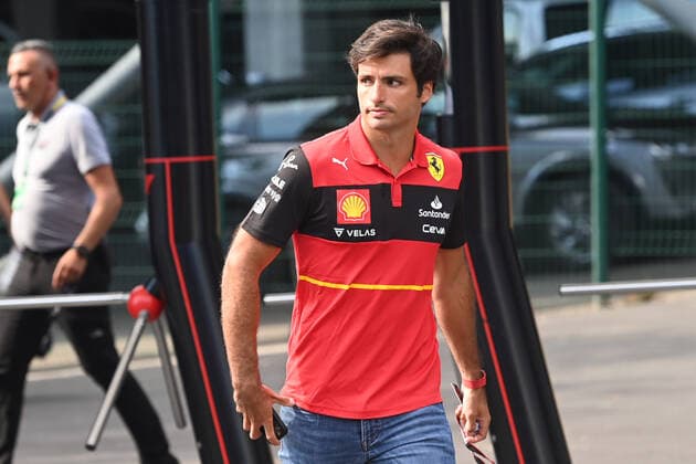 McLaren s Spanish driver Carlos Sainz pictured ahead of this weekend s Spa-Francorchamps Formula One Grand Prix of Belgium race, in Spa-Francorchamps, Thursday 25 August 2022. DIRKxWAEM  x40832813x
