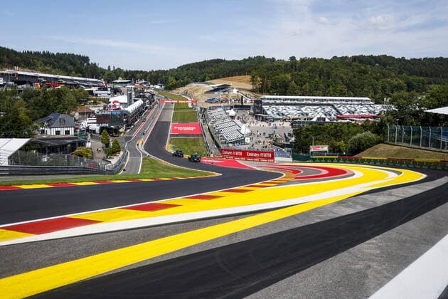 Track, illustration, Raidillon during the Formula 1 Rolex Belgian Grand Prix 2022, 14th round of the 2022 FIA Formula One World Championship, WM, Weltmeisterschaft from August 26 to 28, 2022 on the Circuit de Spa-Francorchamps, in Francorchamps, Belgium - F1 - BELGIAN GRAND PRIX 2022 DPPI Panoramic  00122033__DE_7011.JPG_