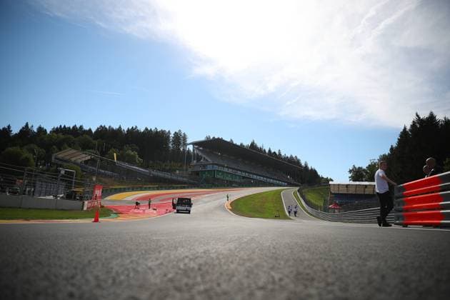 Belgian Track detail of the famous Eau Rouges corner at Spa-Francorshamps during the Belgian GP, 25-28 August 2022 at Spa-Francorchamps track, Formula 1 World Championship, WM, Weltmeisterschaft 2022.  Copyright: xFedericoxBasilex xIPAx xipa-agenx xFedericoxBasilex 0