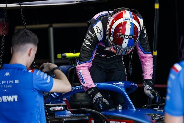 OCON Esteban (fra), Alpine F1 Team A522, portrait during the Formula 1 Rolex Belgian Grand Prix 2022, 14th round of the 2022 FIA Formula One World Championship, WM, Weltmeisterschaft from August 26 to 28, 2022 on the Circuit de Spa-Francorchamps, in Francorchamps, Belgium - F1 - BELGIAN GRAND PRIX 2022 DPPI Panoramic  00122033__DEL8515.JPG_