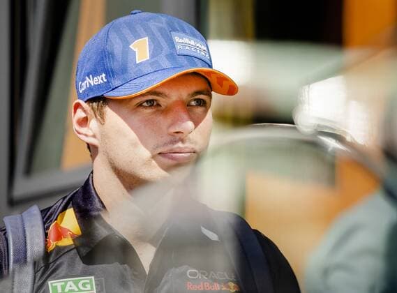 SPA Max Verstappen Red Bull Racing arrives at the Spa Francorchamps race track in the run up to the Belgian Grand Prix ANP SEM VAN DER WAL F1 Grand Prix of Belgium Previews 2022 xVIxANPxSportx xxANPxIVx 453493483 originalFilename: 453493483.jpg