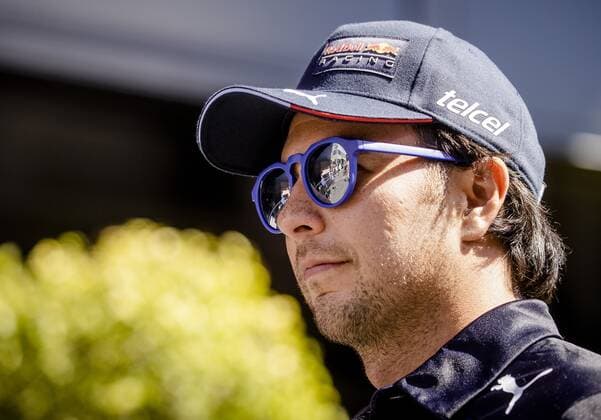 SPA Sergio Perez Red Bull Racing arrives at the Spa Francorchamps race track in the run up to the Belgian Grand Prix ANP SEM VAN DER WAL F1 Grand Prix of Belgium Previews 2022 xVIxANPxSportx xxANPxIVx 453493902 originalFilename: 453493902.jpg