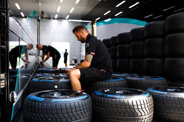 Mercedes AMG Petronas F1 Team, F1 Grand Prix of Belgium at Circuit de Spa Francorchamps on August 25, 2022 in Spa Francorchamps, Belgium Photo by HOCH ZWEI Spa Francorchamps Belgium